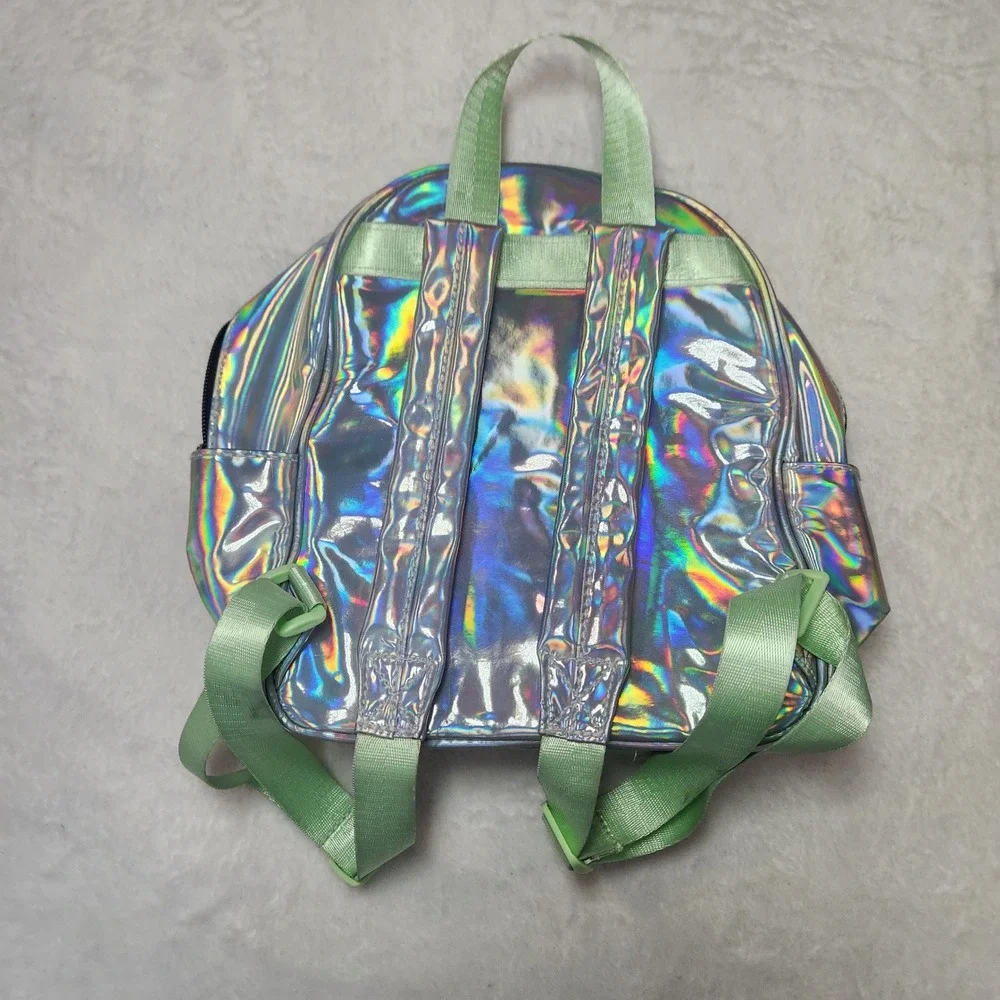 Star Wars Mandalorian Grogu Holographic Iridescent Mini Backpack Accessory Frog